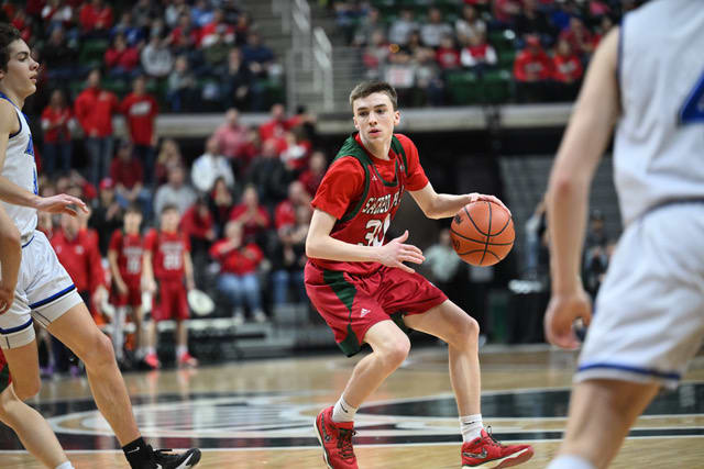 Sacred Heart vs Tri-Unity Christian MHSAA Division 4 title game -- Scott Hasse8